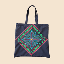 Load image into Gallery viewer, Shipibo Embroidered Sacred Tote Bag - Crossroads