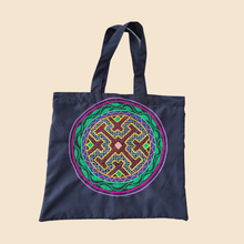 Load image into Gallery viewer, Shipibo Embroidered Sacred Tote Bag - Shaman's Vision