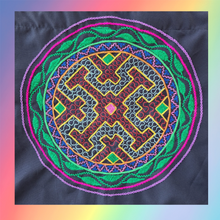 Load image into Gallery viewer, Shipibo Embroidered Sacred Tote Bag - Shaman's Vision