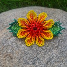 Load image into Gallery viewer, Wixrarika (Huichol) Beaded Hair Clip Barettes