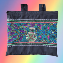 Load image into Gallery viewer, Shipibo Embroidered Sacred Tote Bag - Visionary Vine