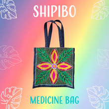 Load image into Gallery viewer, Shipibo Embroidered Sacred Tote Bag - Jungle Vision