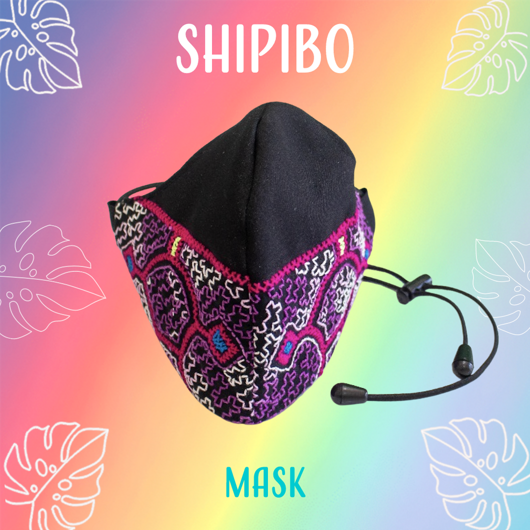 Shipibo Sacred Kene Face Mask