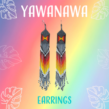 Load image into Gallery viewer, Yawanawa Fire Goddess Earrings