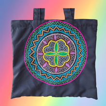 Load image into Gallery viewer, Shipibo Embroidered Sacred Tote Bag - Kene Rao
