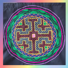 Load image into Gallery viewer, Shipibo Embroidered Sacred Tote Bag - Shaman's Vision