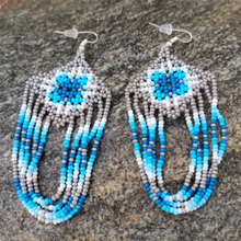 Load image into Gallery viewer, Wixrarika (Huichol) Water Woman Earrings
