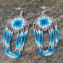 Load image into Gallery viewer, Wixrarika (Huichol) Water Woman Earrings
