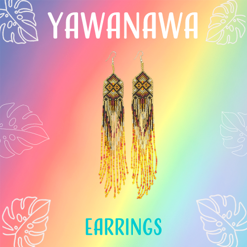 Yawanawa Golden Light Earrings