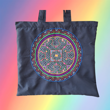 Load image into Gallery viewer, Shipibo Embroidered Sacred Tote Bag - Shaman's Vision
