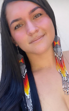 Load image into Gallery viewer, Yawanawa Fire Goddess Earrings