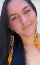 Load image into Gallery viewer, Yawanawa Golden Light Earrings