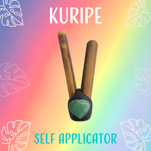 Load image into Gallery viewer, Hapéh and Kuripe Kit Bamboo Brazilian Green Ocean Crystal Collection
