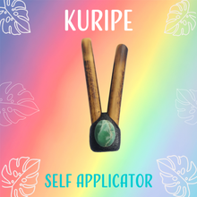 Load image into Gallery viewer, Hapéh and Kuripe Kit Bamboo Brazilian Green Ocean Crystal Collection
