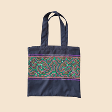 Load image into Gallery viewer, Shipibo Embroidered Sacred Tote Bag - Neon Vision
