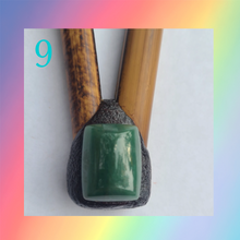 Load image into Gallery viewer, Hapéh and Kuripe Kit Bamboo Brazilian Green Ocean Crystal Collection
