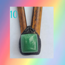 Load image into Gallery viewer, Hapéh and Kuripe Kit Bamboo Brazilian Green Ocean Crystal Collection
