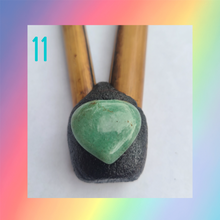 Load image into Gallery viewer, Bamboo Brazilian Kuripe with Green Ocean Stones &amp; Clay
