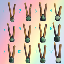 Load image into Gallery viewer, Hapéh and Kuripe Kit Bamboo Brazilian Green Ocean Crystal Collection
