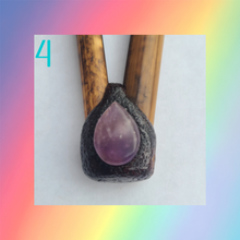 Load image into Gallery viewer, Bamboo Brazilian Kuripe Amethyst &amp; Midnight Collection
