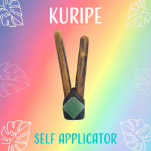 Load image into Gallery viewer, Hapéh and Kuripe Kit Bamboo Brazilian Green Ocean Crystal Collection

