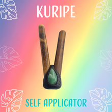 Load image into Gallery viewer, Hapéh and Kuripe Kit Bamboo Brazilian Green Ocean Crystal Collection
