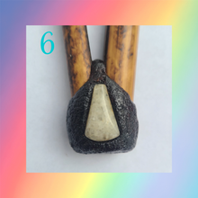 Load image into Gallery viewer, Hapéh and Kuripe Kit Bamboo Brazilian Quartz &amp; Citrine Collection
