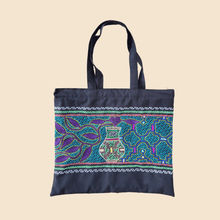 Load image into Gallery viewer, Shipibo Embroidered Sacred Tote Bag - Visionary Vine
