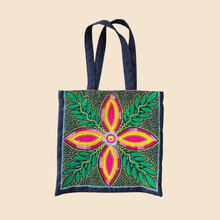 Load image into Gallery viewer, Shipibo Embroidered Sacred Tote Bag - Jungle Vision
