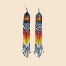 Load image into Gallery viewer, Yawanawa Fire Goddess Earrings
