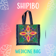 Load image into Gallery viewer, Shipibo Embroidered Sacred Tote Bag - Flor
