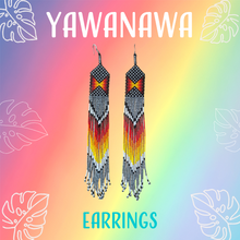 Load image into Gallery viewer, Yawanawa Fire Goddess Earrings
