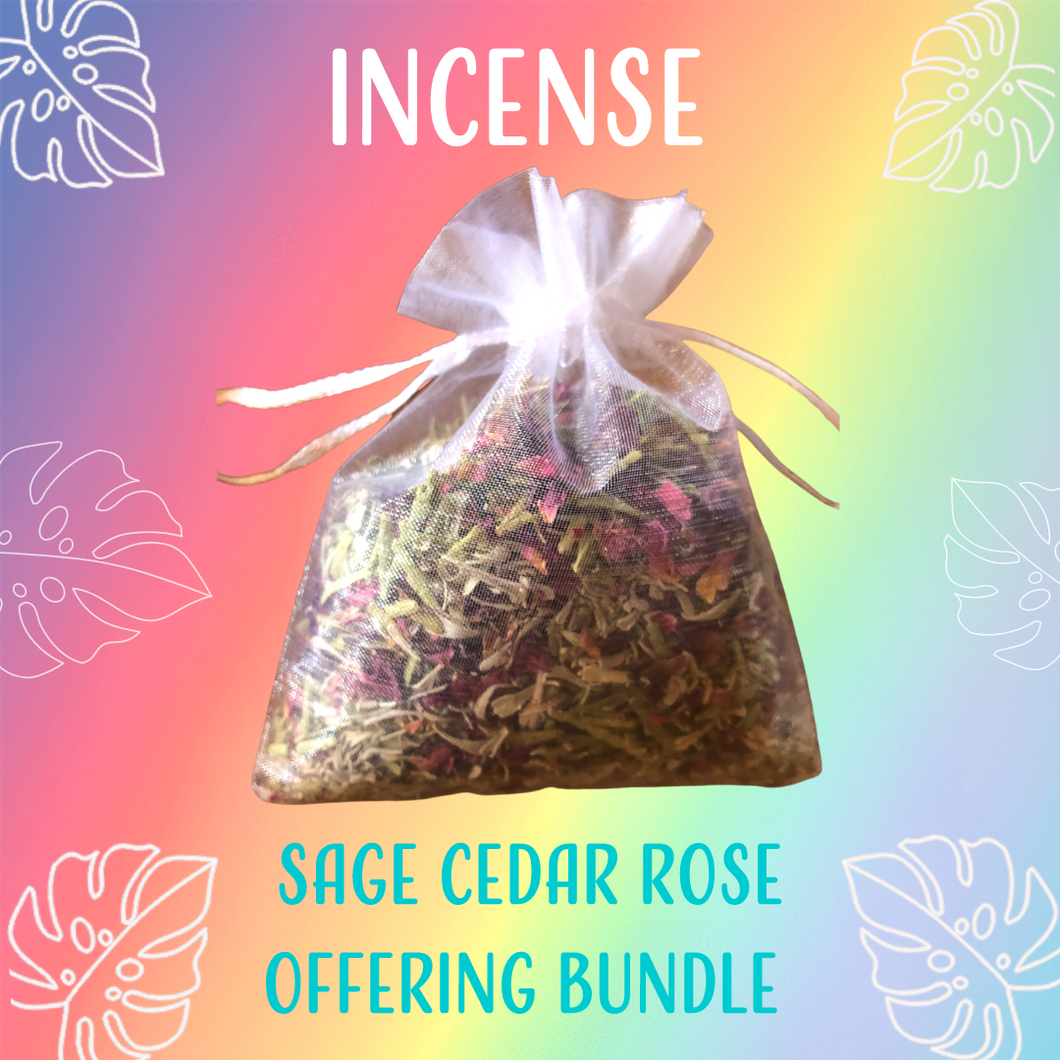 Sage, Cedar and Rose Offering Bundle sourced in Prayer