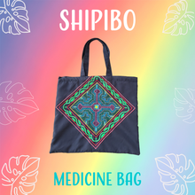 Load image into Gallery viewer, Shipibo Embroidered Sacred Tote Bag - Crossroads
