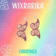 Load image into Gallery viewer, Wixrarika (Huichol) Golden Butterfly Earrings
