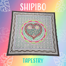Load image into Gallery viewer, Shipibo Tapestry Extra Large 6 foot Divine Love Serpent
