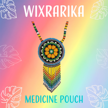 Load image into Gallery viewer, Wixrarika (Huichol) Peyote Sacred Protection Pouch
